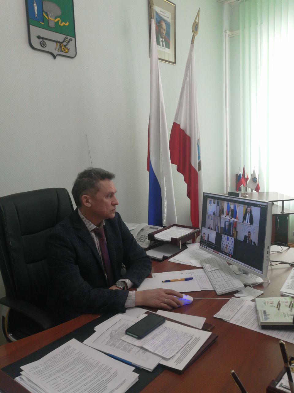 Постоянно действующее совещание с губернатором Саратовской области Романом Бусаргиным.