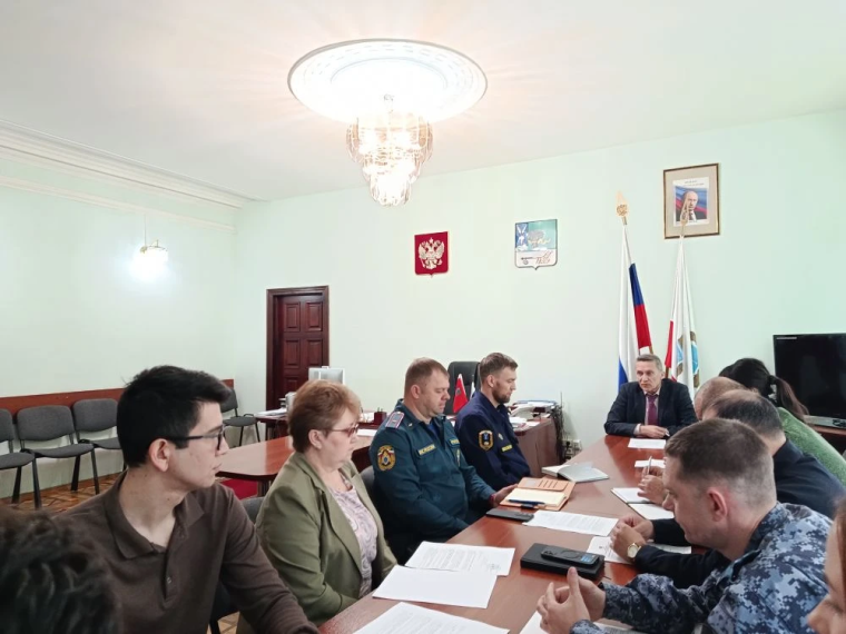 Заседание антитеррористической комиссии Новоузенского района..